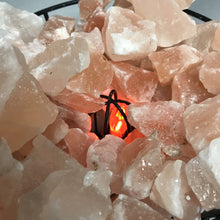 Load image into Gallery viewer, Himalayan Salt Crystal Lamp With Basket / Warm Glow Dimmer(6x9)

