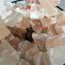 Load image into Gallery viewer, Himalayan Salt Crystal Lamp With Basket / Warm Glow Dimmer(6x9)
