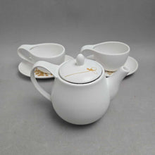 Load image into Gallery viewer, Tea Set - Teapot w/ Two Cups &amp; Saucers (~5")
