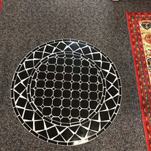 Load image into Gallery viewer, Black And White Tile Table W/Metal Base (28x24x24)
