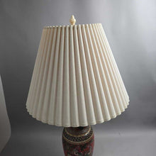 Load image into Gallery viewer, Asian Chinoiserie Porcelain Vase Table Lamp, Phoenix/Birds (32")
