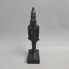 Load image into Gallery viewer, Egyptian Horus Falcon God Carved Figurine (9") (As-Is; Beak)

