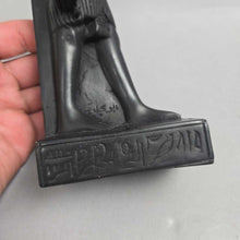 Load image into Gallery viewer, Egyptian Horus Falcon God Carved Figurine (9") (As-Is; Beak)
