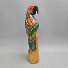 Load image into Gallery viewer, Wooden Parrot Figurine (12.5")

