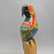 Load image into Gallery viewer, Wooden Parrot Figurine (12.5")
