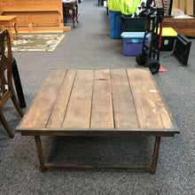 Load image into Gallery viewer, Metal Frame Primitive Folding Table (19x48x48)
