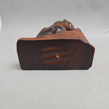 Load image into Gallery viewer, Carved Wood Roaring Tiger Sculpture (10.25")
