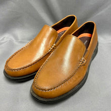 Load image into Gallery viewer, Rockport Palmer Cognac Leather Loafers (8.5)
