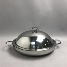 Load image into Gallery viewer, Wolfgang Puck Bistro Collection 13" Braising Pan Stainless Steel w/ Lid
