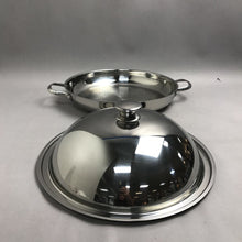 Load image into Gallery viewer, Wolfgang Puck Bistro Collection 13" Braising Pan Stainless Steel w/ Lid
