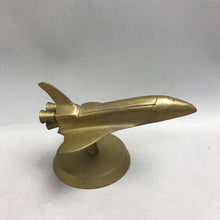 Load image into Gallery viewer, Vintage NASA Space Shuttle Brass Desktop Replica Rocket Ship(7x4)
