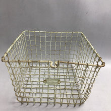 Load image into Gallery viewer, Vintage Industrial Wire Locker Basket (8x12x12)
