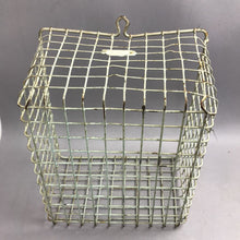 Load image into Gallery viewer, Vintage Industrial Wire Locker Basket (8x12x12)
