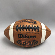 Load image into Gallery viewer, Wilson GST Football NFHS/NCAA Leather Football Game Ball (12")
