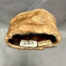 Load image into Gallery viewer, Vintage Mr Henri Blonde Mink Satin Top Pillbox Hat
