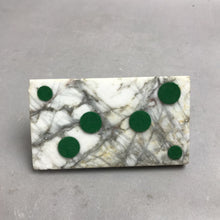 Load image into Gallery viewer, Vintage Marble Desk Pen Ink Blotter (5")
