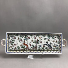 Load image into Gallery viewer, Vintage Hand Painted Pottery Tray Made In Portugal (5x15)
