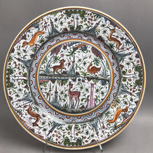 Load image into Gallery viewer, Pottery Hand Painted Large Wall Plate Made in Portugal (15")
