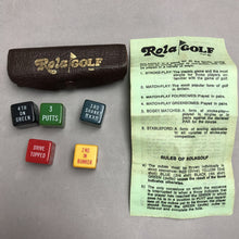 Load image into Gallery viewer, Old Stock Super Rare Brand New Vintage Rola Golf Dice Game with Instructions (4")
