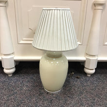 Load image into Gallery viewer, Vintage Ginger Jar Butterfly and Iris Flower Table Lamp Signed (27")
