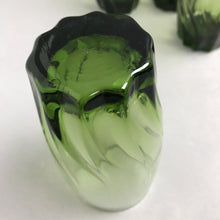 Load image into Gallery viewer, Retro Anchor Hocking Central Park Ivy Green Tumbler Set of 6 Glasses
