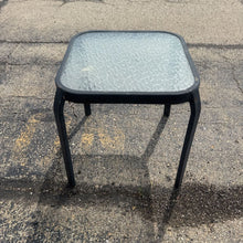 Load image into Gallery viewer, Glass / Metal End Table (17x16x16)
