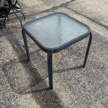 Load image into Gallery viewer, Glass / Metal End Table (17x16x16)
