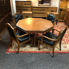 Load image into Gallery viewer, MCM Game Table (27x44x44) w/4 Chairs
