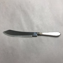 Load image into Gallery viewer, Webster Sterling Silver Handle &amp; Stainless Blade Cake Knife (11")
