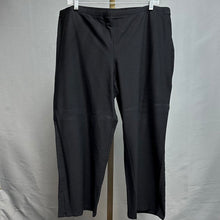 Load image into Gallery viewer, Eileen Fisher Black Viscose Blend Cropped Pants (XL)
