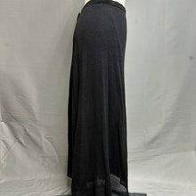 Load image into Gallery viewer, Eileen Fisher Black Rayon Linen Melange Maxi Skirt NWT (L)
