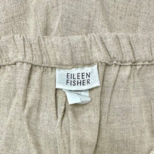 Load image into Gallery viewer, Eileen Fisher Tan Linen Elastic Waist Pants (L)
