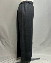 Load image into Gallery viewer, Eileen Fisher Black Linen Maxi Skirt (L)
