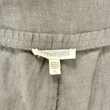 Load image into Gallery viewer, Eileen Fisher Stone Linen Flat Front Pants (XL)

