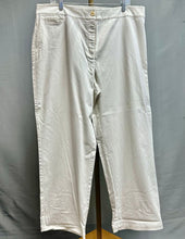 Load image into Gallery viewer, Eileen Fisher Cream Cotton Twill Wide Leg Pants NWT (1X)
