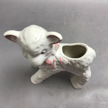 Load image into Gallery viewer, Vintage Ceramic Lamb Figurine Planter
