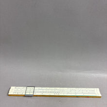 Load image into Gallery viewer, Vintage Post Co. 1447 Hemmi Bamboo Slide Rule Ruler &amp; Hard Case Slipstick (11")
