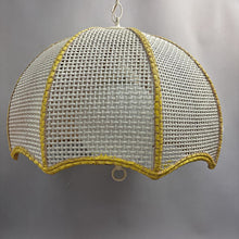 Load image into Gallery viewer, Hanging Swag Light Lamp Pendant Wicker Rattan Shade (15x18)

