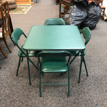 Load image into Gallery viewer, Folding Card Table w/4 Chairs
