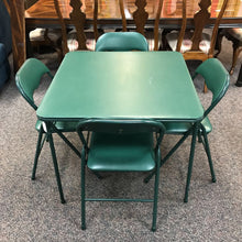 Load image into Gallery viewer, Folding Card Table w/4 Chairs
