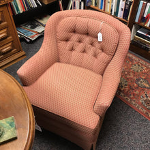 Load image into Gallery viewer, Salmon Upholstered Arm Chari (30x24x32)
