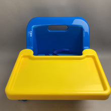 Load image into Gallery viewer, Vintage Safety 1st Travel Fold Up Space Saver Booster Seat Tray 90’s (14x15x14)
