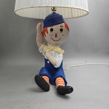 Load image into Gallery viewer, Vintage Raggedy Andy Chalkware Accent Lamp (~29")
