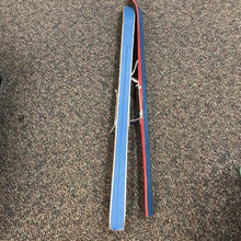 Load image into Gallery viewer, Vintage Red Wood Skis Marked International Nineteen (52")
