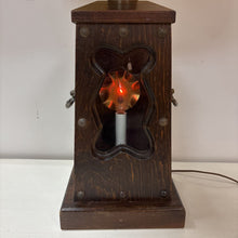 Load image into Gallery viewer, Early American Style Wood Candle Table Lamp (39")
