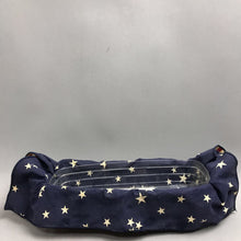 Load image into Gallery viewer, Longaberger 1993 All American Liberty Cracker Basket w/ Reversible Liner Protector &amp; Brick (3x11x5)
