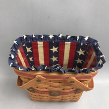 Load image into Gallery viewer, Longaberger 1991 American 2 Quart Basket Liner &amp; Protector (10x9x5)
