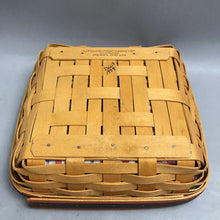 Load image into Gallery viewer, Longaberger 1998 Good Ol' Summertime Picnic Pal Basket Combo w/Liner &amp; Protector (3x10x9)
