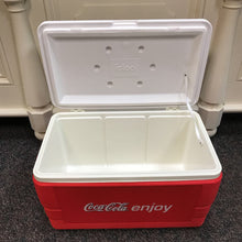 Load image into Gallery viewer, Vintage Igloo Coca-Cola Red Cooler Ice Chest (14x24x14)
