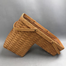 Load image into Gallery viewer, Longaberger Odds &amp; Ends Step It Up Stair Case Basket with Protector 1995 (18x13)
